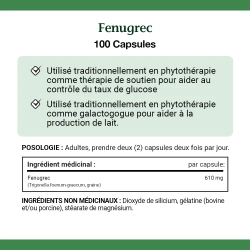 Vista 5 de De la Naturaleza Bounty Fenugreek, 610mg, 100Count