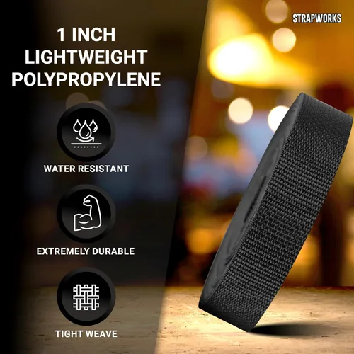 Vista 2 de Strapworks Correa de Polipropileno Ligera – Fleje de Polipropileno para Reparación de Equipos de Bricolaje al Aire Libre, Collares de Mascotas