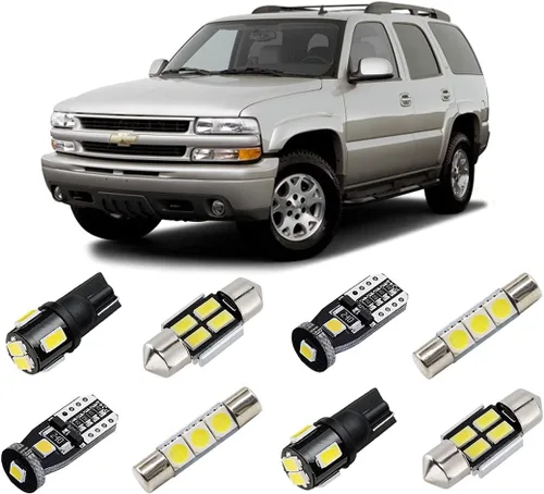 Kit de luces LED interiores blancas BRISHINE para Chevrolet Chevy Tahoe/Suburban, GMC Yukon 2000 2001 2002 2003 2004 2005 2006 Super brillantes