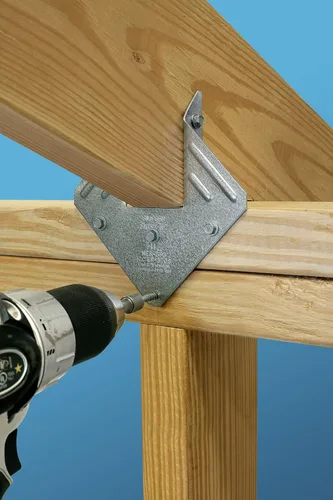 Vista 4 de Simpson Strong-Tie SD10112R500 - Tornillos de conector SD de accionamiento fuerte #10 x 1-1/2 pulgadas, cabeza hexagonal de 1/4 pulgadas