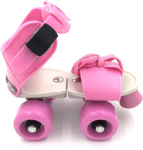 Vista 2 de Zapatos de patinaje cuádruple de velocidad ajustable para niños