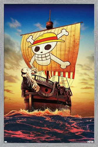 Vista 16 de Trends International Netflix One Piece - Póster de pared de una hoja, 22.37 x 34.00 pulgadas, versión enmarcada de caoba