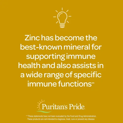 Vista 7 de Puritan's Pride Zinc 25 mg comprimidos, 100