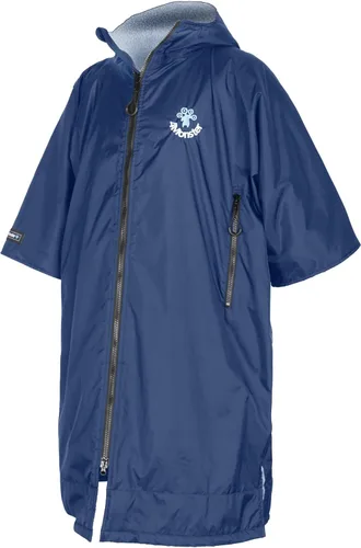 Vista 7 de 4Monster Parka de natación con capucha, traje de neopreno de secado rápido, impermeable, abrigo cálido, poncho de surf para deportes acuáticos
