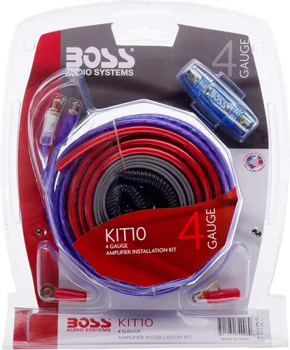Vista 11 de BOSS Audio Systems Kit de cableado de instalación de amplificador de calibre 0 KIT20: un kit de cableado para amplificador de automóvil te ayuda a