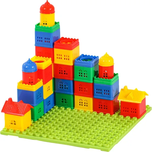Vista 3 de Bloques de construcción para niños de 4 a 8 años, juguetes apilables de bloques para niños pequeños, juegos de construcción de bloques grandes