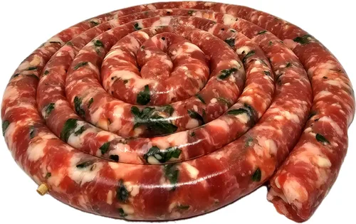 Vista 4 de Anillo de salchicha - Frank and Sal Italian Market Made Fresh Daily - 8 libras - Sin nitratos sin aditivos (liso)