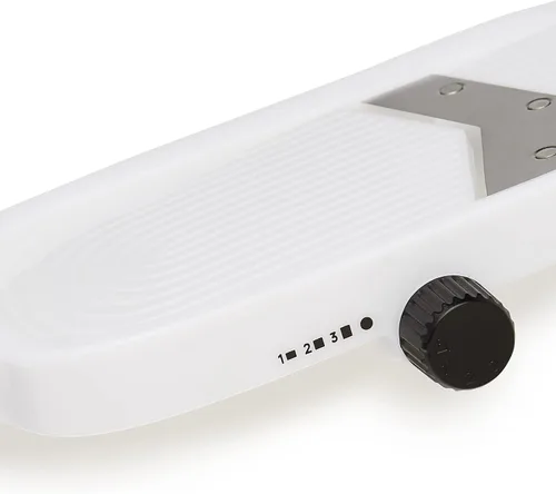 Vista 3 de Yaxa Basics Cortadora de mandolina de mano, blanco, 11.3 "x 4.5" X 2.5