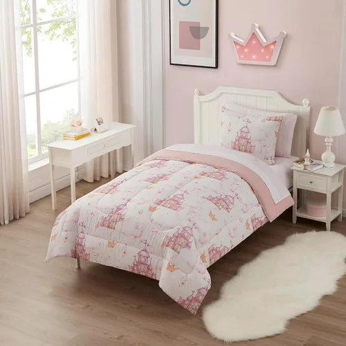 Vista 32 de Juego de edredón con diseño de baloncesto tamaño individual – Ropa de cama en una bolsa con sábanas, fundas de almohada y fundas decorativas