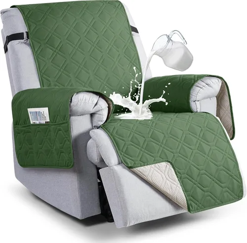 Vista 36 de VANSOFY Fundas 100% impermeables para sillas reclinables, funda antideslizante para silla reclinable para perros, protector de muebles, funda