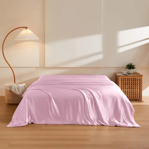 Vista 10 de THXSILK Funda de edredón de seda tamaño Twin de 1 pieza, 100% seda de morera de grado superior 6A+ Serie de lujo con cremallera, funda de edredón