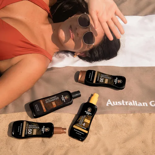 Vista 5 de Australian Gold - Protector solar en gel con bronceador instantáneo SPF 50, 8 onzas Hidrata y nutre la piel Espectro amplio Resistente al