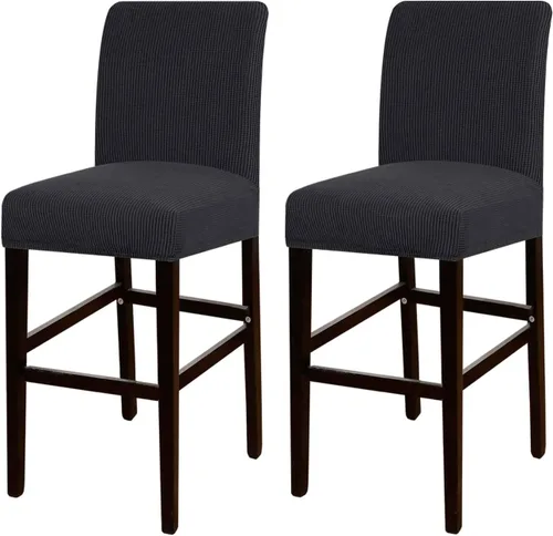 Funda elástica para taburete de bar, taburete de mostrador, funda para silla de pub para comedor, cafetería, funda protectora para taburetes de bar,