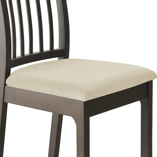 Vista 37 de Fundas de asiento de terciopelo para silla de comedor, fundas elásticas para sillas de comedor con lazos, funda protectora suave para cocina, hotel