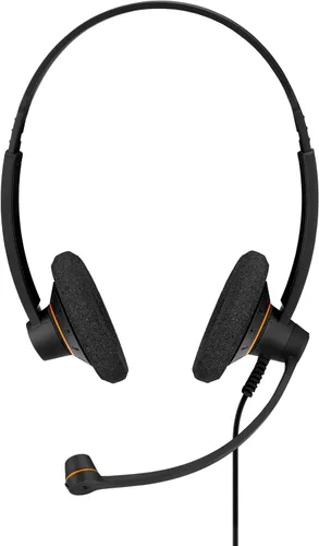 Vista 2 de EPOS Sennheiser Consumer Audio SC 60 USB ML (504547) - Auriculares empresariales de doble cara Para Skype Empresarial con sonido HD, micrófono