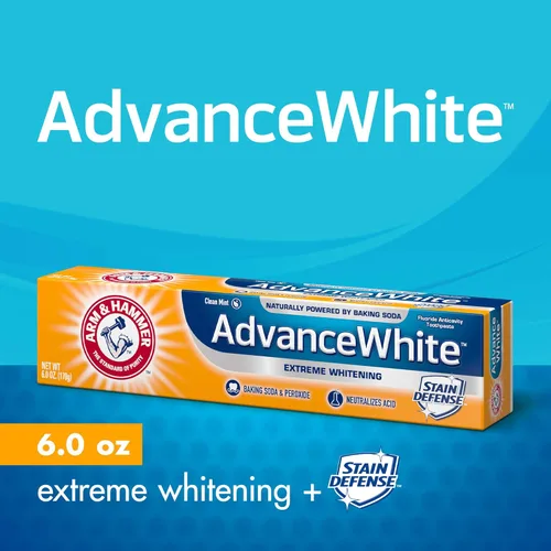 Vista 9 de Arm & Hammer Advance White Extreme Whitening Pasta de dientes, 0.9 onzas (el embalaje puede variar)