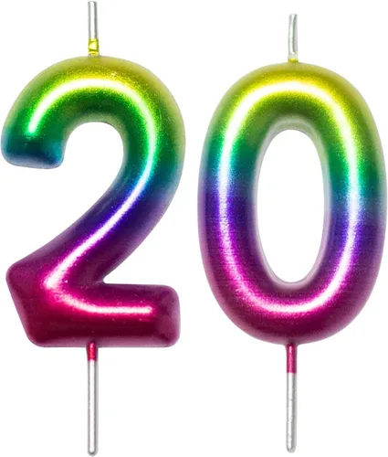 Vista 207 de DERVENTA Vela con números de 2.36 pulgadas, decoración perfecta para cumpleaños, brunch, postre, pastel, 1 pieza (número 0 rosa)