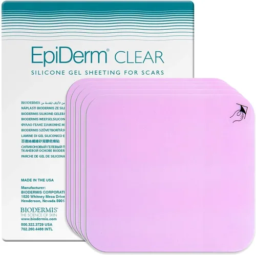 Vista 17 de Epiderm - Tiras de silicona para cicatrices, cinta de silicona de alta calidad para un cuidado óptimo de las cicatrices, versátil, flexible