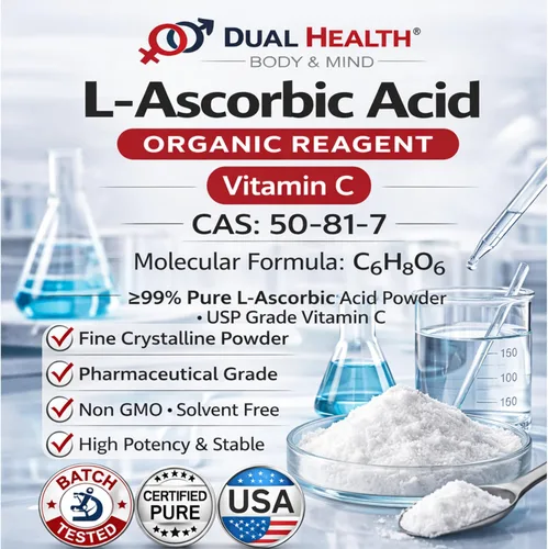 Vista 3 de Ácido ascórbico (4 onzas) Polvo puro de vitamina C de alta potencia de grado alimenticio para células e inmunitarios, cristales finos solubles sin