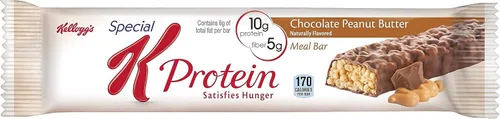 Vista 2 de Kellogg's 29190 Special K Protein - Barra de comida de chocolate, mantequilla de maní, 1.59 onzas, 8 cajas