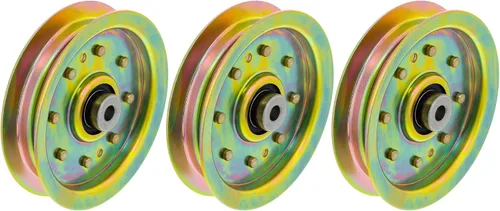 8TEN Polea tensora plana para MTD Cub Cadet RZT 50 L54 42 S50 Troy-Bilt GT54 TB2450 756-04129B 956-04129C Paquete de 3