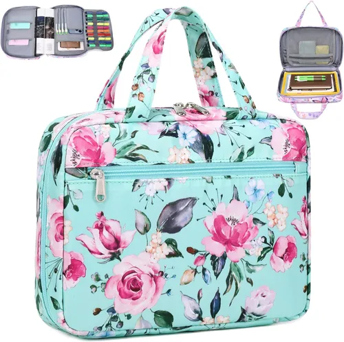 Vista 9 de Octsky Fundas para libros de la Biblia para hombre, funda protectora para la Biblia con bolsillo, verde militar