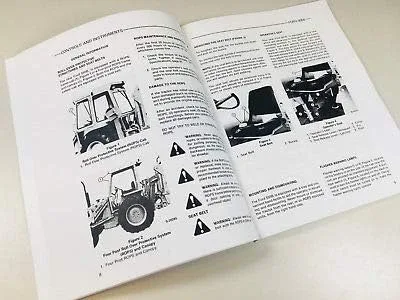 Vista 5 de Manual Set para Ford 555B Tractor Cargador Retroexcavadora Propietarios Operadores Servicio Taller de Reparación