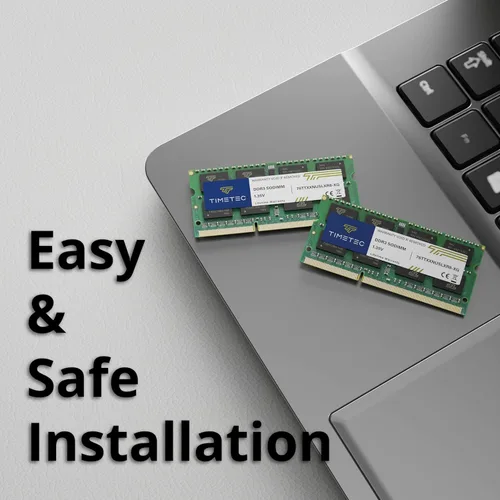 Vista 3 de Timetec Kit de 16 GB (2 x 8 GB) compatible con Synology NAS DiskStationRackStation DDR3DDR3L 1600MHz PC3L-12800 1.35V no ECC sin búfer SODIMM RAM