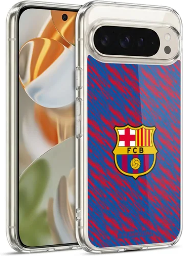 Vista 36 de Head Case Designs Funda de gel con licencia oficial del FC Barcelona Barca Crest Patterns [protección de grado militar] compatible con Google Pixel 3