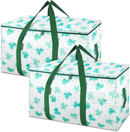 Vista 57 de BALEINE Paquete de 8 bolsas de mudanza de gran tamaño con asas reforzadas, bolsa de almacenamiento resistente para ropa, suministros de mudanza