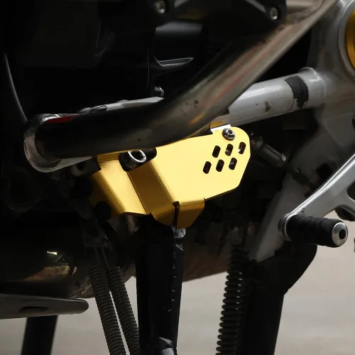 Vista 5 de Modeer Para R1200 R1250 GS Adventure R1250GS HP -2024 Motocicleta Sidestand Side Stand Interruptor Protector Protector Tapa de protección R 1200