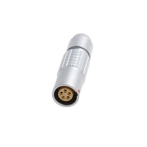 Vista 10 de HangTon FHG.0B - Conector de alimentación de ángulo recto de 2 pines, enchufe circular de cable macho para ARRI, monitor de cámara, batería EVF