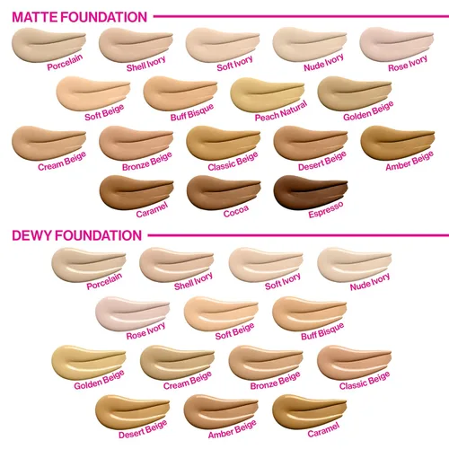 Vista 2 de Wet n Wild Photo Focus Base Líquida Mate Foundation Porcelain, Vegana y Libre de Crueldad (Paquete de 4)