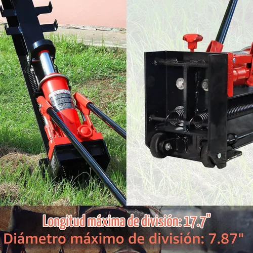 Vista 6 de Divisor de troncos hidráulico manual inalámbrico BIG RED - Divisor de madera manual