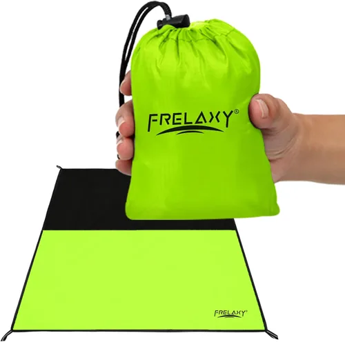 Vista 27 de Frelaxy Manta de Picnic de Bolsillo, Alfombrilla de Playa Impermeable y a Prueba de Arena, Lona de Camping Compacta para Festivales, Senderismo