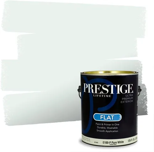 Vista 33 de PRESTIGE Pintura exterior e imprimación en uno, Apalaches, plano, 1 galón