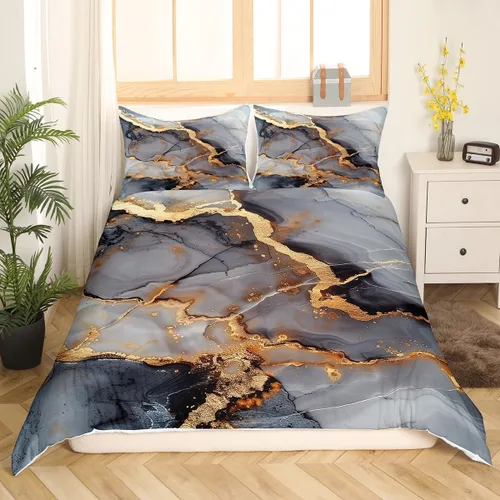 Vista 31 de Juego de funda de edredón con diseño de calavera, tamaño individual, con estampado de polillas, estilo gótico, funda de edredón para adolescentes