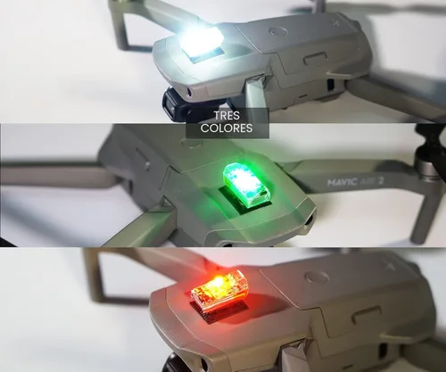Vista 3 de VIFLY Luz estroboscópica para dron, luz anticolisión para avión nocturno de drones FAA, se adapta a DJI Mini 3 Pro/Mini 4 Pro/Mini 2/Air 3/Air