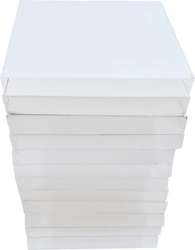 Clear Choice, Paquete de 12 bases acrílicas cortadas con láser para despelar, multiusos, para exhibir cerámica pequeña, muestras minerales, mini