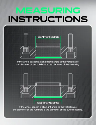 Vista 10 de YHTAUTO Espaciadores de rueda centrados de 5x4.5 de 0.591 in para Ford Lincoln Modelos: Explorer, Mustang, Aviator, Espaciadores de neumáticos