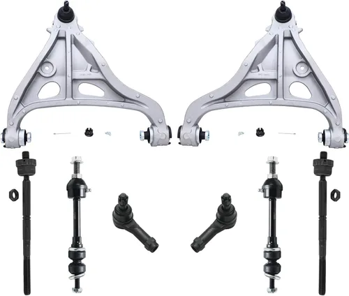 Vista 127 de Detroit Axle - Kit de brazos de control delanteros de 8 piezas para Toyota Sienna 2004-2010, 2 brazos de control inferiores con rótulas, 4 barras