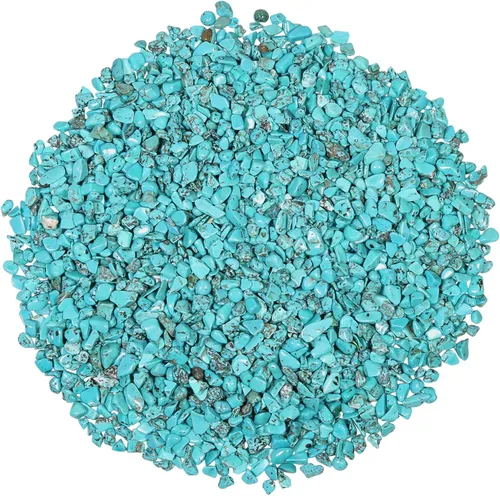 Vista 6 de SUNYIK Piedras de cuarzo de aventurina verde astilladas, piezas de cristal trituradas de forma irregular 1 libra (alrededor de 460 gramos)