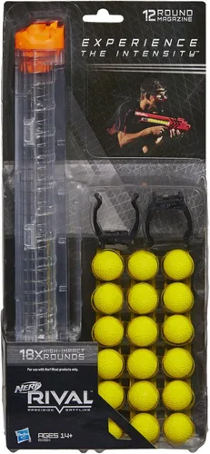 Vista 2 de Arma de juguete Nerf Rival con 12 balas redondas, Multi