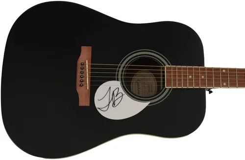 JUSTIN BIEBER GUITARRA ACÚSTICA GIBSON EPIPHONE CON JAMES SPENCE AUTHENTICATION JSA COA - POP SUPERSTAR, MY WORLD 2.0, BAJO EL MISTLETOE, CREE,