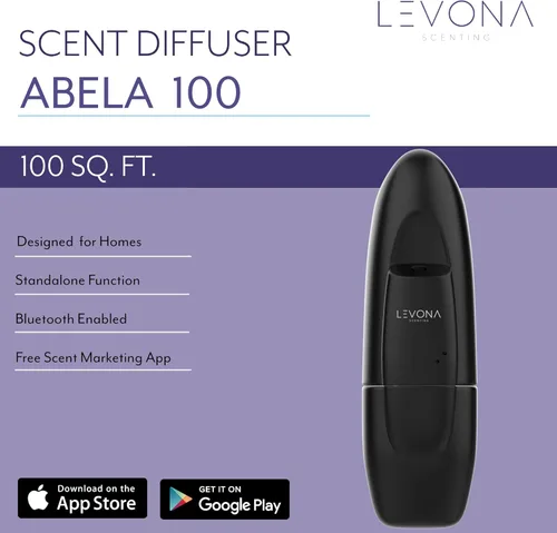 Vista 3 de Levona Scent Difusor sin agua: máquina de aire de aroma de lujo para el hogar - Difusor inteligente con enchufe para aceites esenciales - Difusor