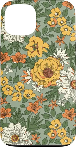Vista 7 de Yellow Wildflower Summer Flowers Botanical Graphic Floral Case for iPhone 16