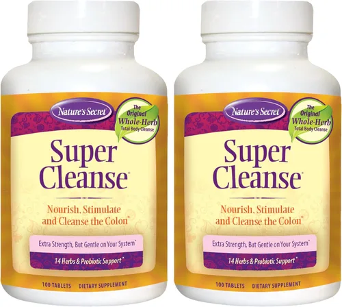 Vista 8 de Super Cleanse de Nature's Secret Apoyo a base de hierbas y probióticos, 100 tabletas