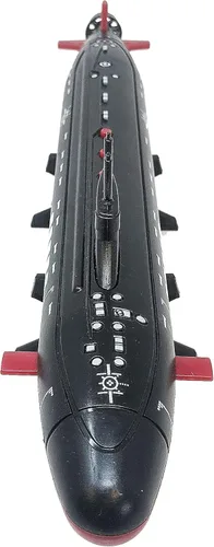 Vista 6 de Submarino negro de juguete de 16.5 pulgadas con efectos de sonido y torpedo