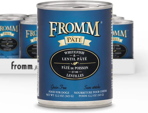 Vista 13 de Fromm Comida para perros con paté de carne de res y cebada - Comida húmeda prémium para perros - Receta de carne de res - Caja de 12 latas