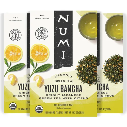 Vista 28 de Numi Té Orgánico de Arroz Tostado Matcha, 100 Bolsas de Té Matcha, Sabroso Té Verde